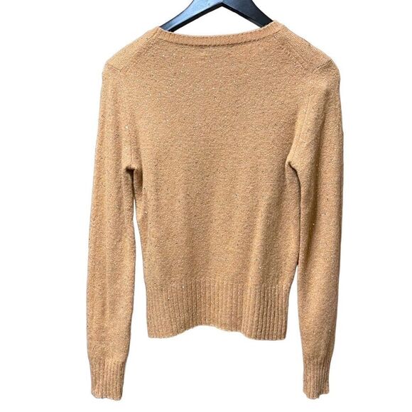 🌟70% OFF🌟JCrew Brown Soft Yarn Glitter Sweater - Picture 2 of 2